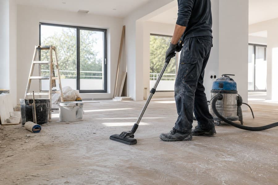 Nettoyage professionnel de fin de chantier